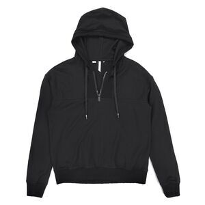 TRAVIS MATHEW Friday Ponte Half Zip Hoodie Minimal Athleisure Lounge Casual VSCO